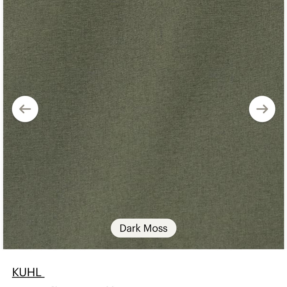 REI NWT Kühl Women’s Freeflex Roll-Up Hiking Pants- Dark Moss - Picture 9 of 9
